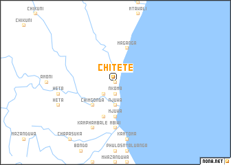 map of Chitete