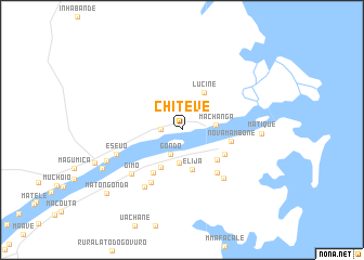 map of Chiteve