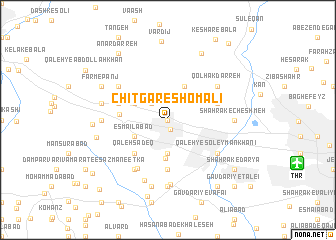 map of Chītgar-e Shomālī