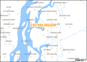 map of Chithaliādigar