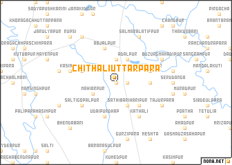 map of Chithali Uttarpāra