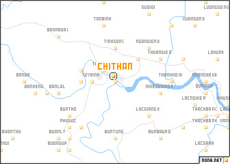 map of Chí Thán