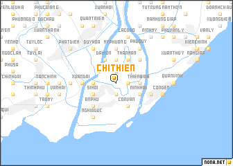 map of Chi Thiện