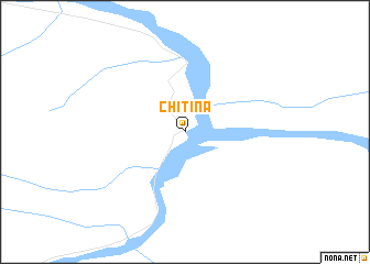 map of Chitina