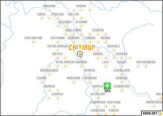 map of Chitindi