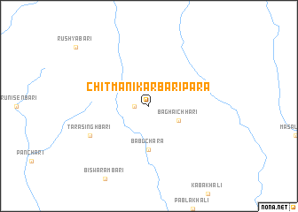 map of Chitmanikārbārīpāra