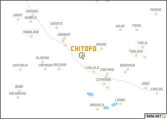 map of Chitófo