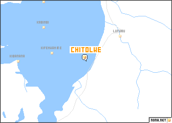 map of Chitolwe