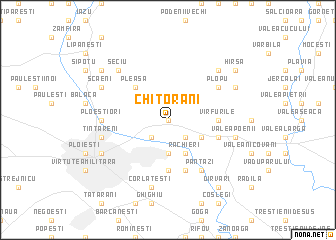 map of Chiţorani