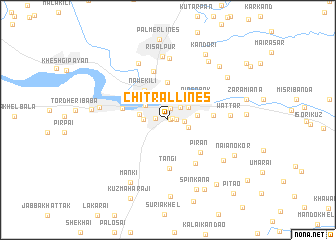map of Chitrāl Lines