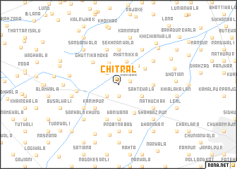 map of Chitrāl