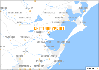 map of Chittaway Point