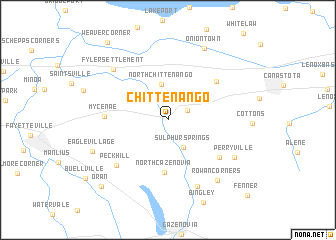 map of Chittenango