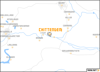 map of Chittenden