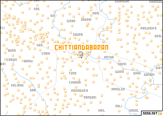 map of Chittian Dābarān