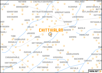 map of Chitti Kalān