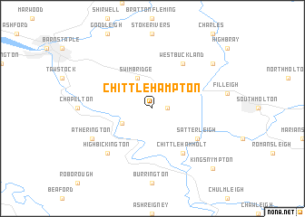 map of Chittlehampton