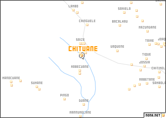 map of Chituane