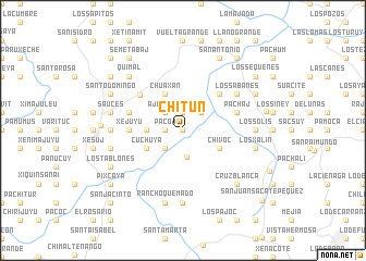 map of Chitún