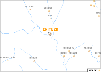 map of Chituza
