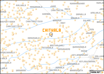 map of Chītwāla