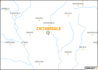 map of Chitwangule