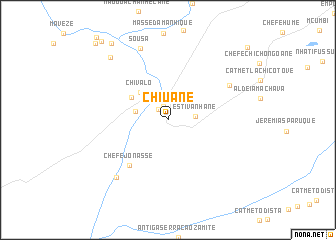 map of Chiuane