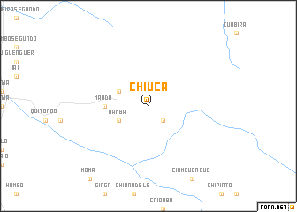 map of Chiuca