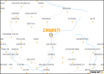 map of Chiueşti