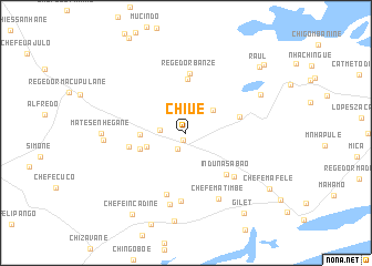map of Chiúe