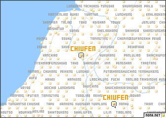 map of Chiu-fen