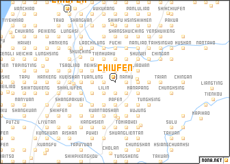 map of Chiu-fen