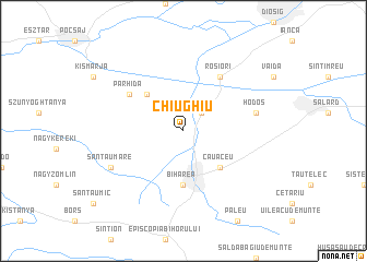 map of Chiughiu