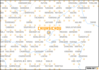 map of Chiu-hsi-chou