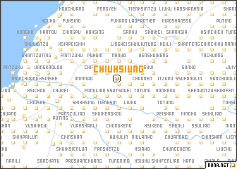 map of Chiu-hsiung