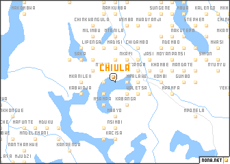 map of Chiula
