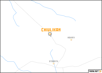 map of Chiulikam