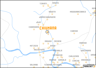 map of Chiumana