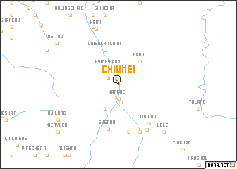 map of Chiu-mei