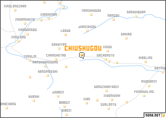 map of Chiushugou