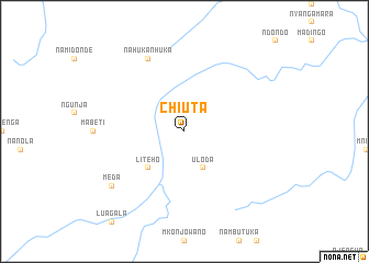 map of Chiuta