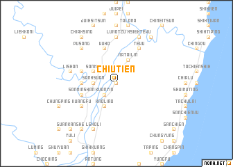 map of Chiu-t\