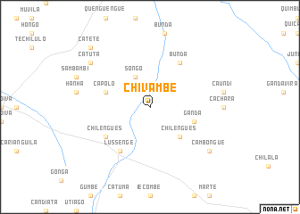 map of Chivambe