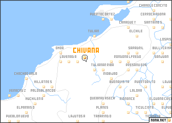 map of Chivana