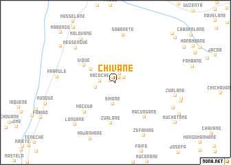 map of Chivane