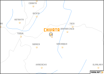 map of Chivatá