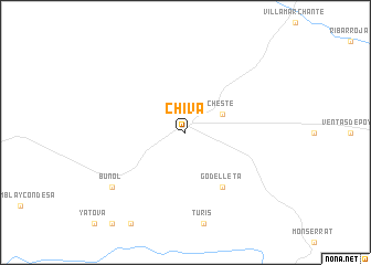 map of Chiva