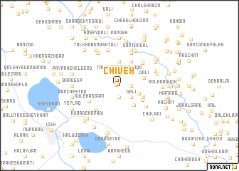 map of Chīveh