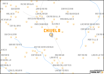 map of Chivela