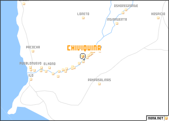 map of Chiviquina